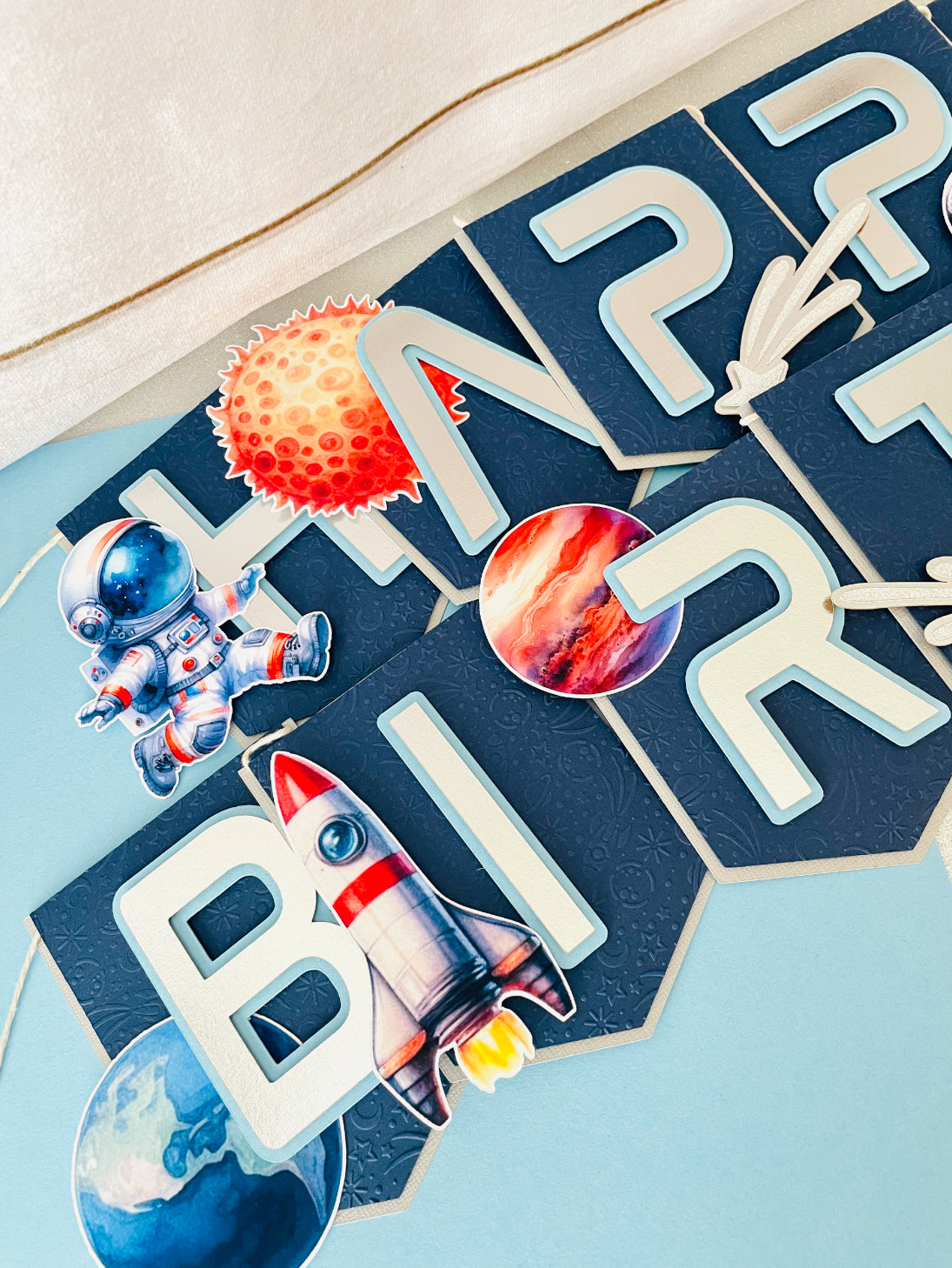 Outer Space Cake Topper