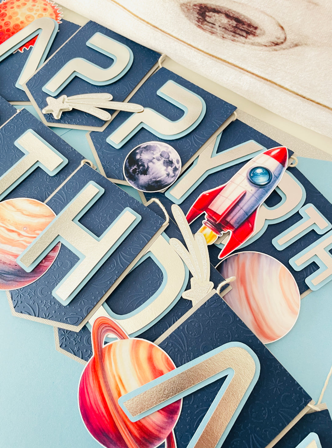Outer Space Cake Topper