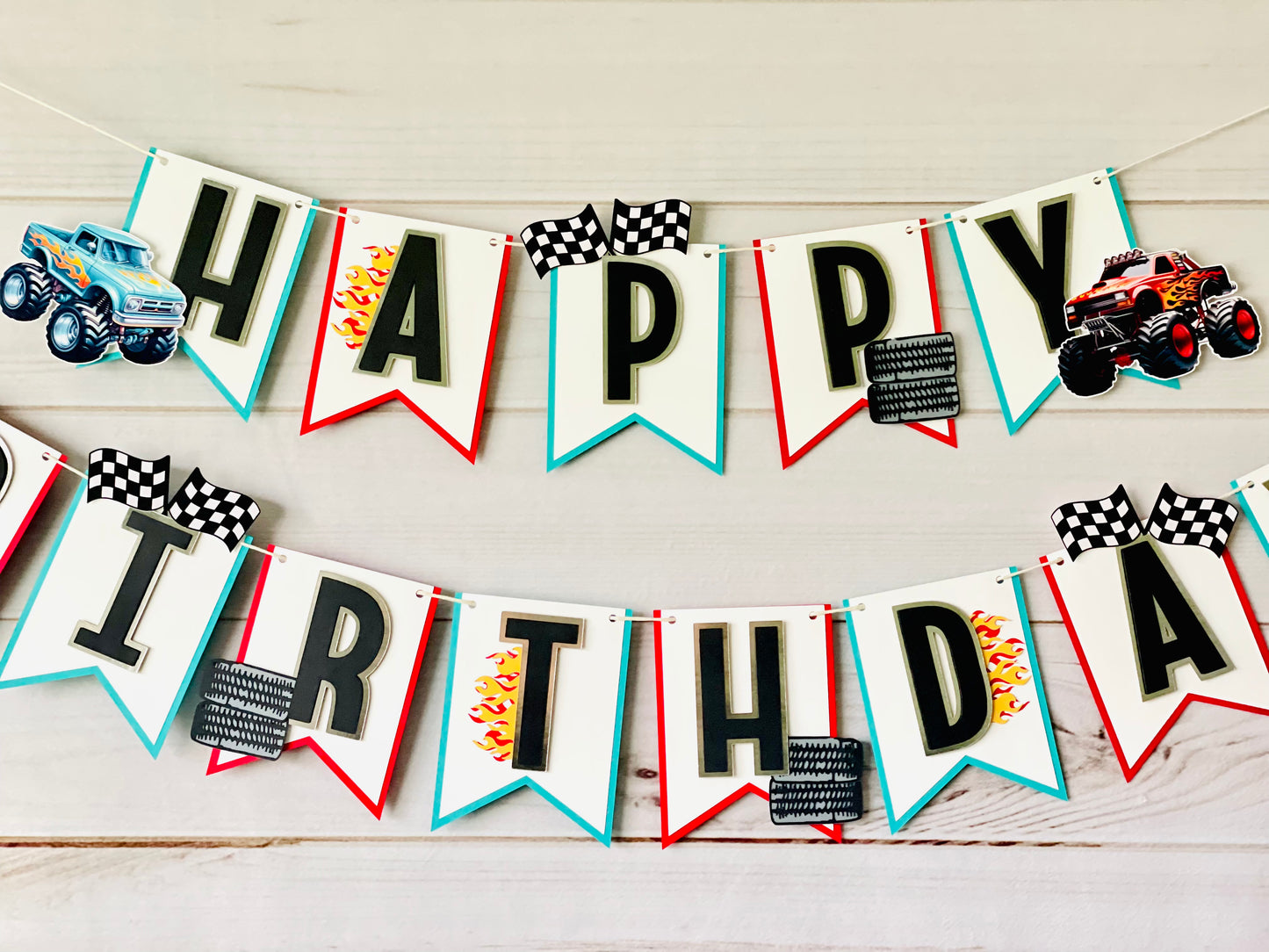 Monster Truck Centerpieces