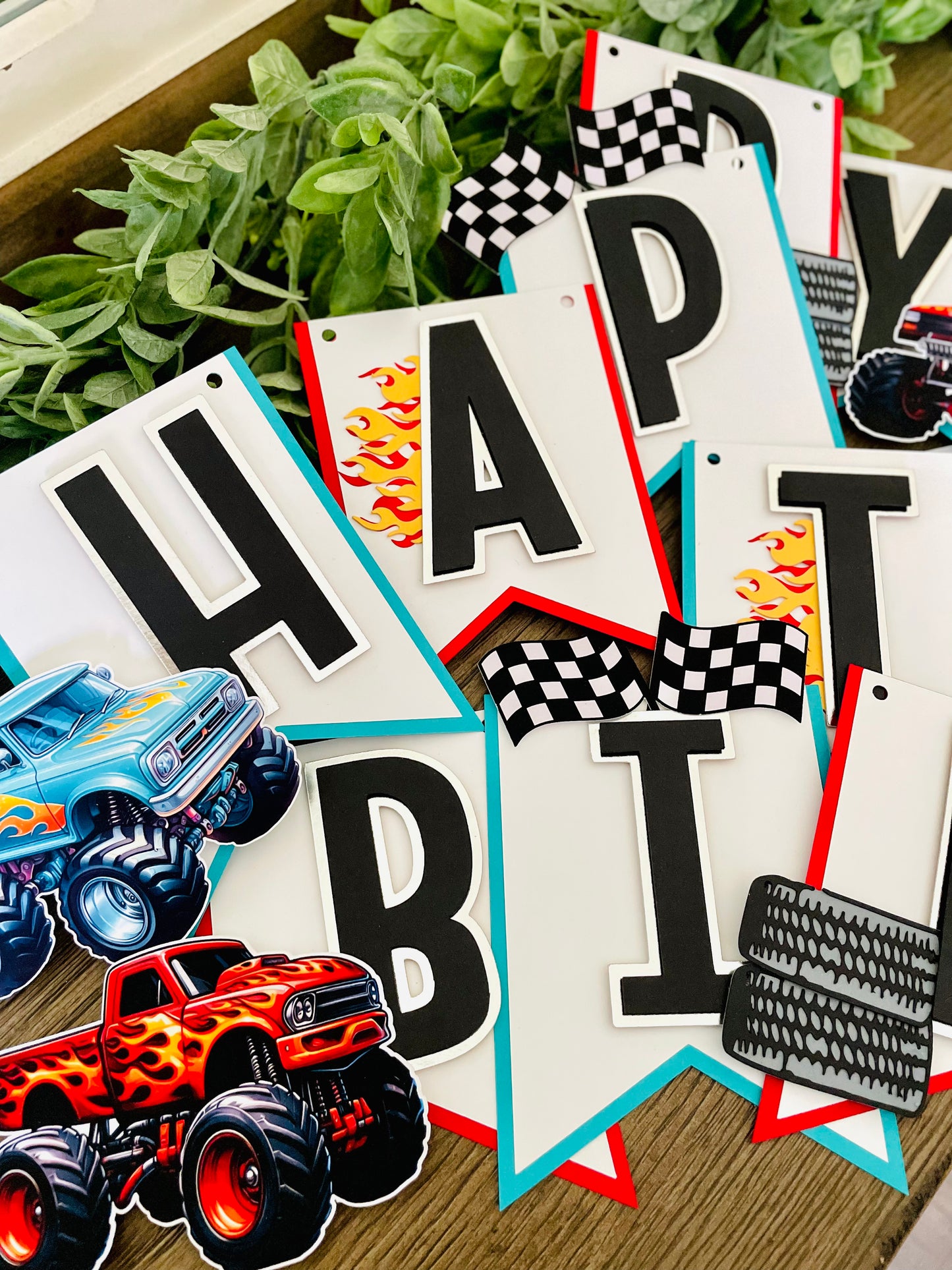 Monster Truck Centerpieces