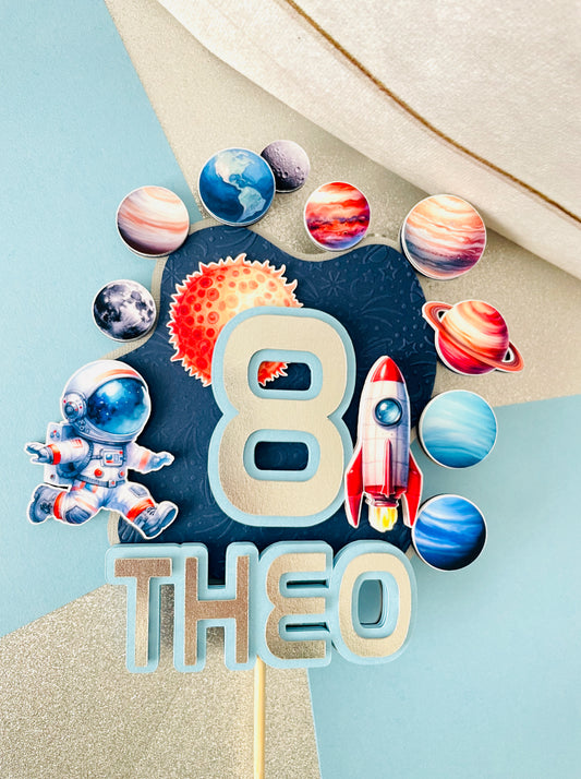 Outer Space Cake Topper