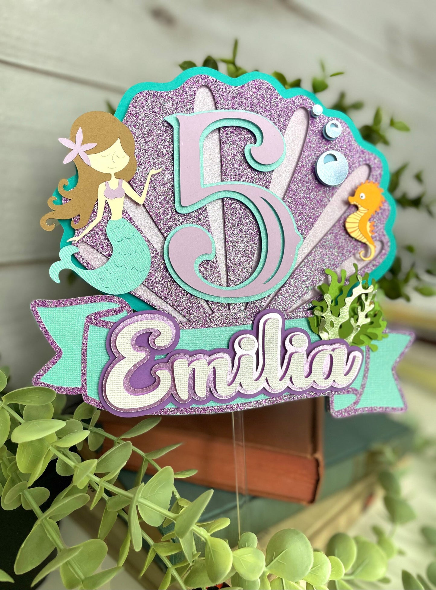 Mermaid Cake Topper