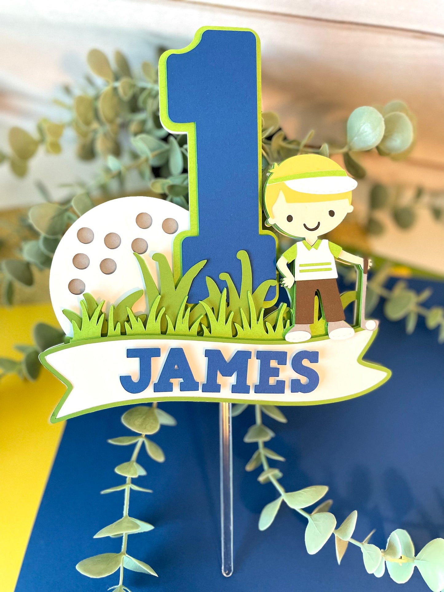 Golf Cake Topper
