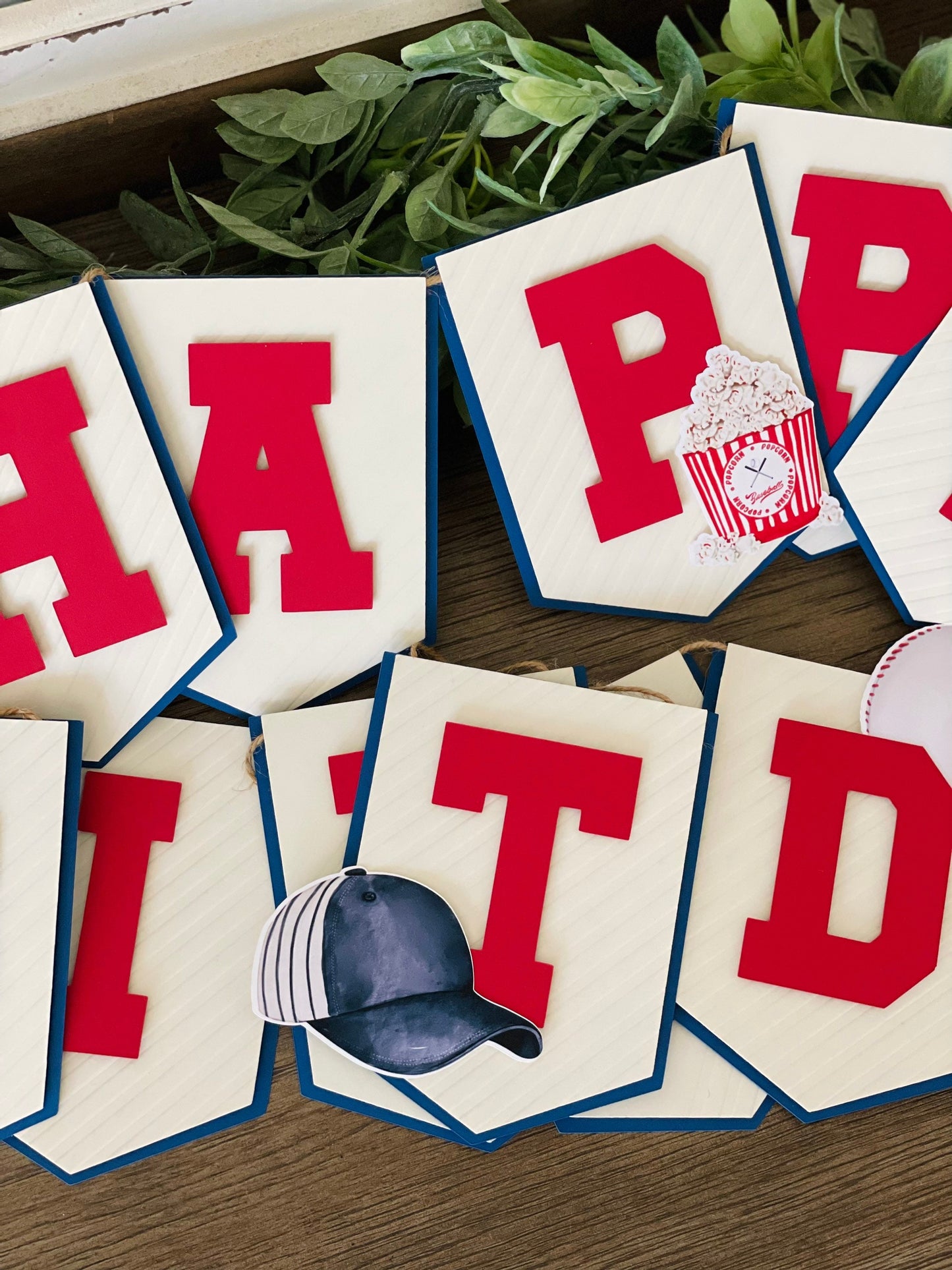 Baseball Birthday Banner
