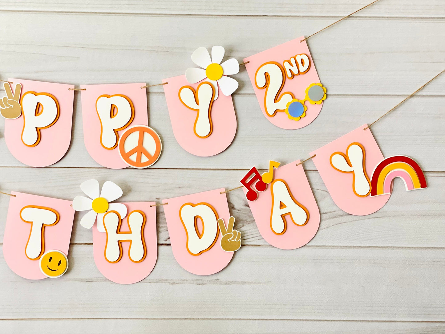 Groovy Cupcake Toppers