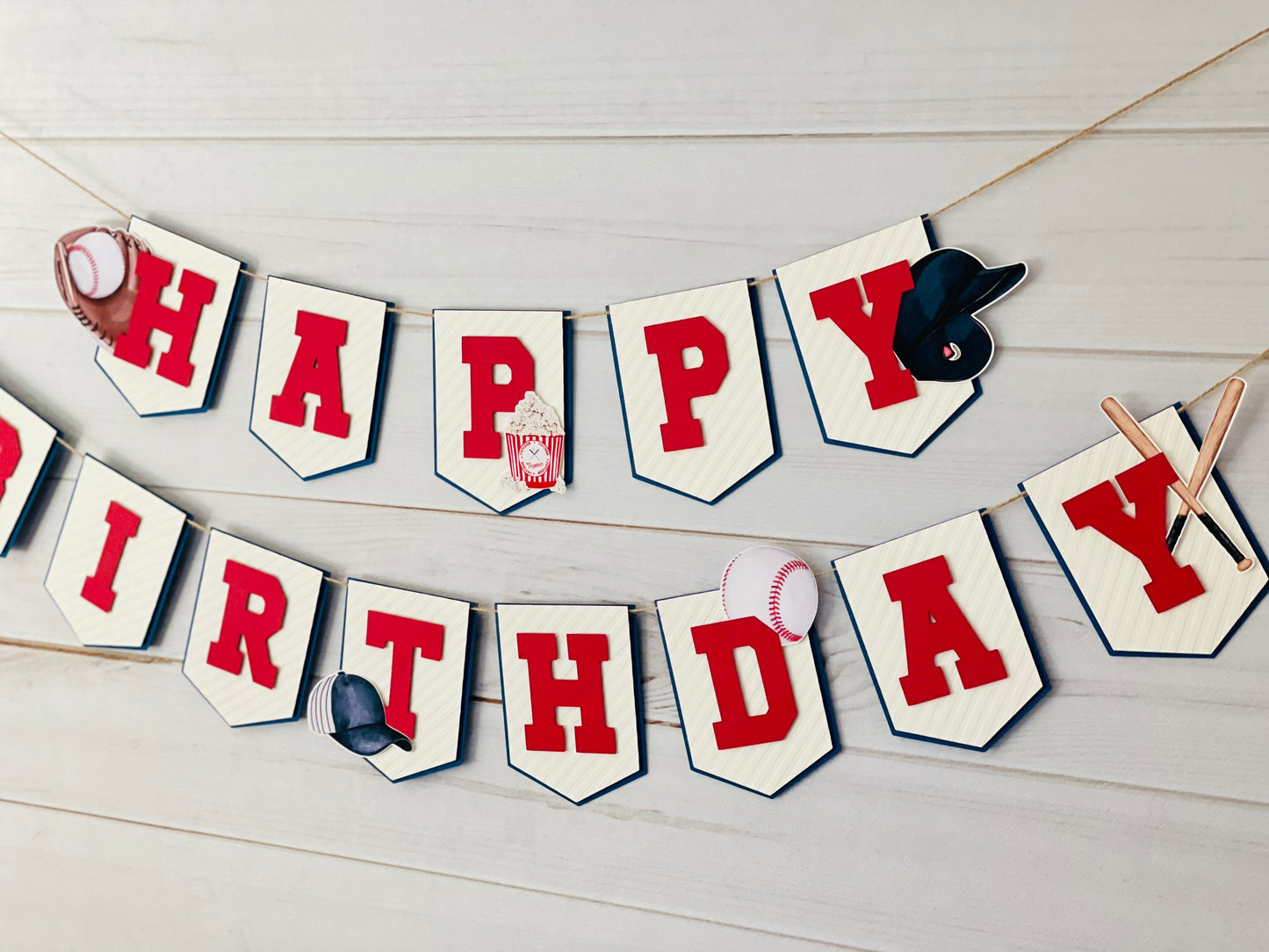 Baseball Birthday Banner