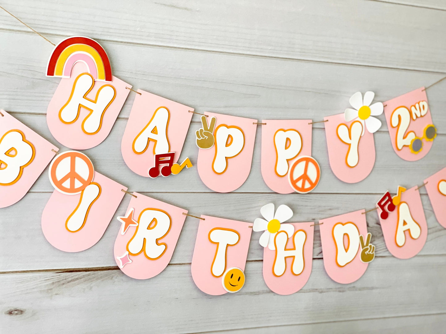 Groovy Cupcake Toppers