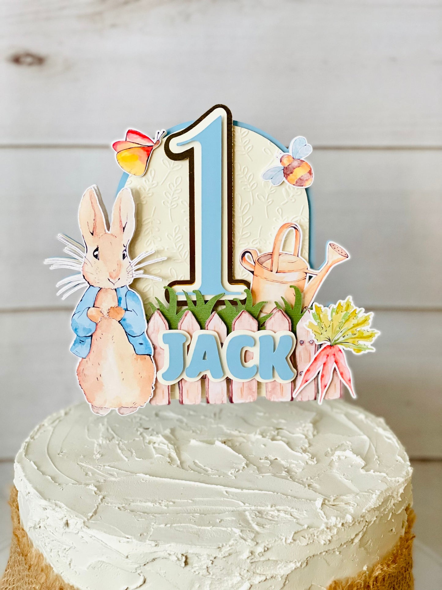 Peter Rabbit Cake Topper