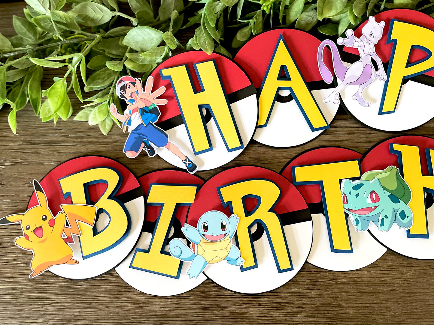 Pokemon Cupcake Toppers