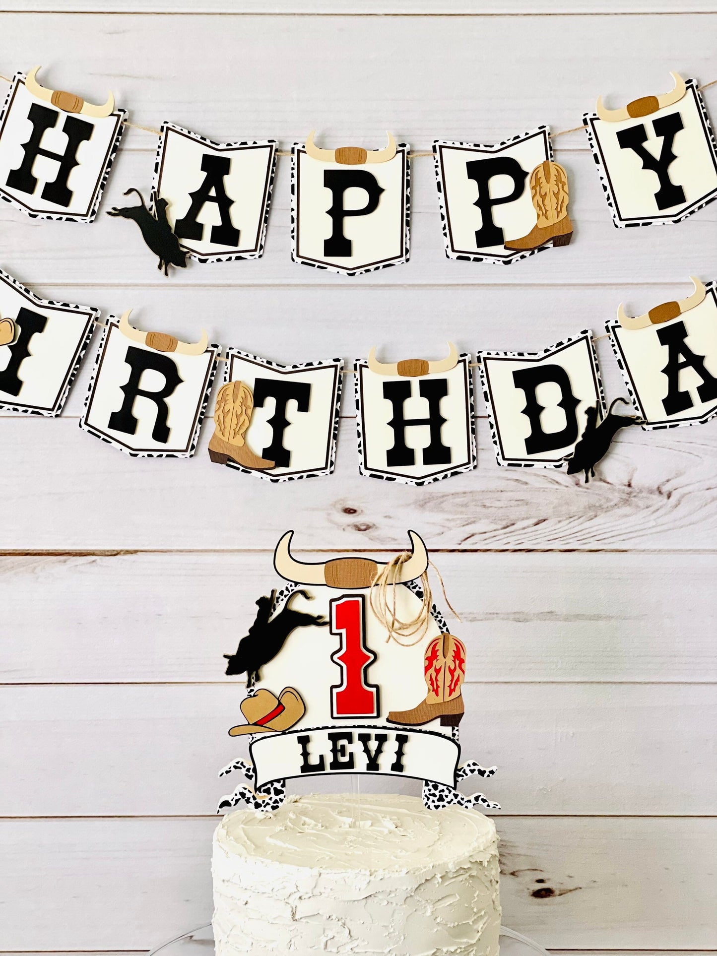 Rodeo Cake Topper