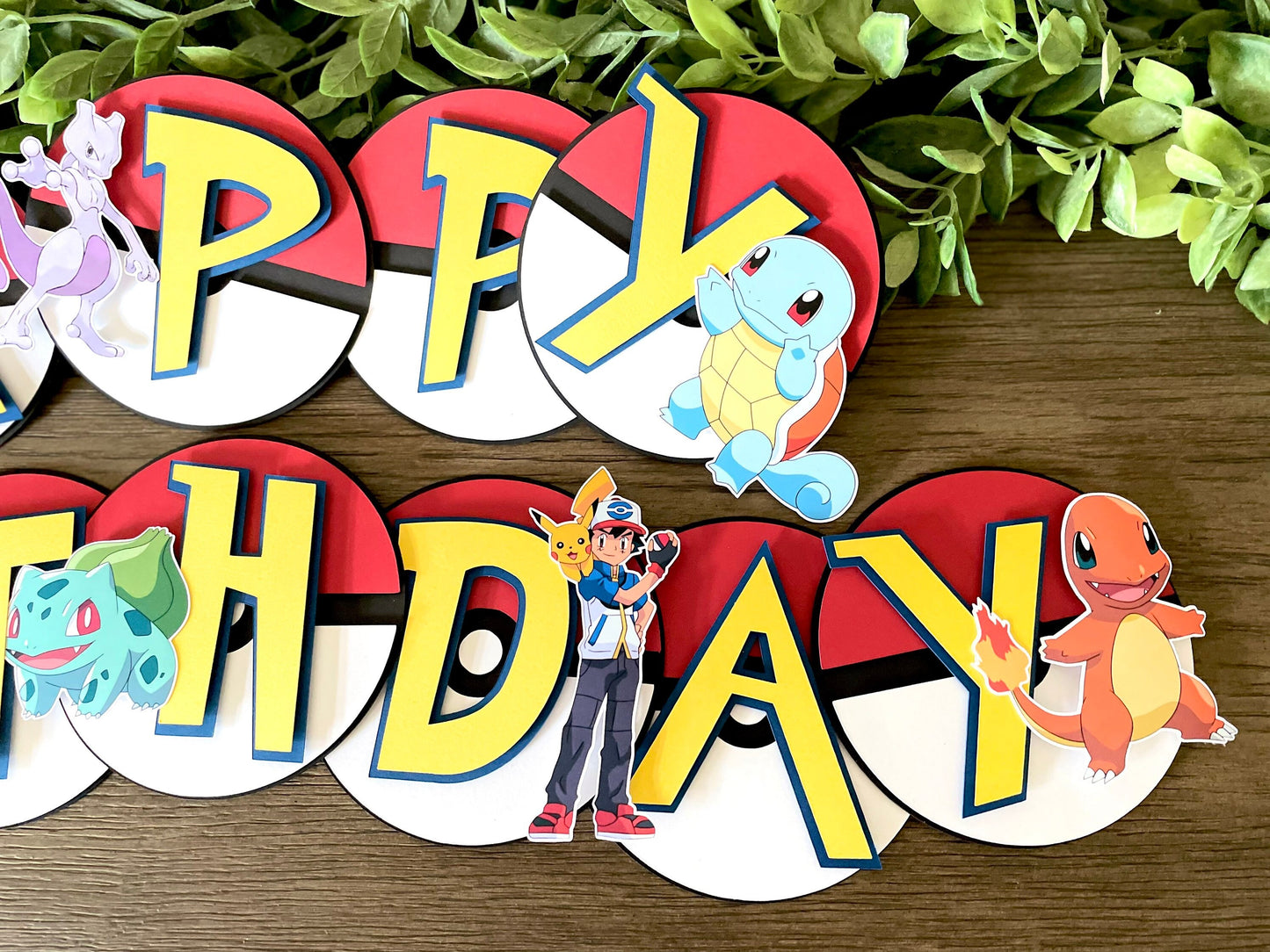 Pokemon Cupcake Toppers
