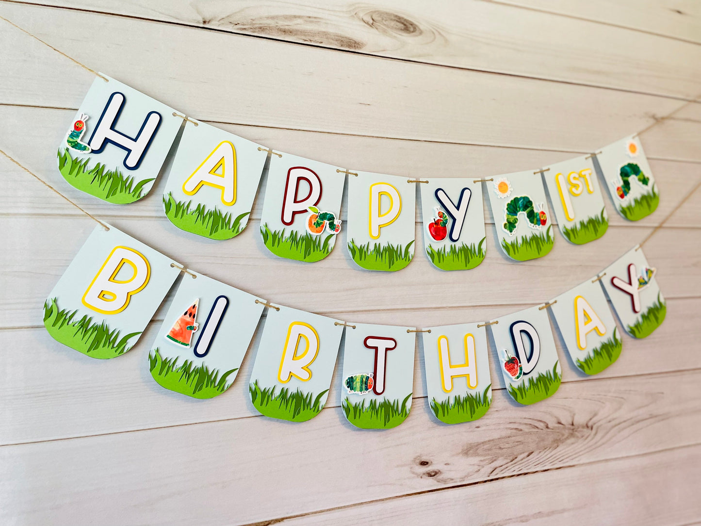 Hungry Caterpillar High Chair Banner