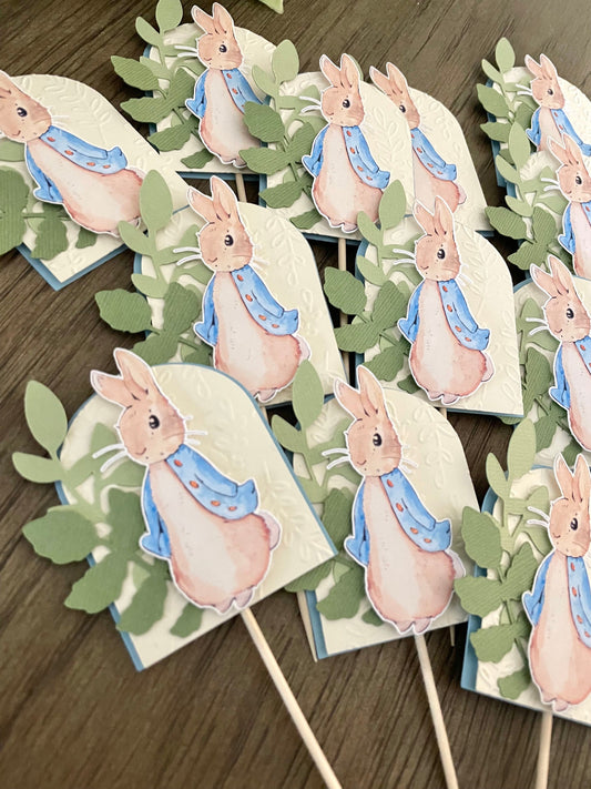 Peter Rabbit Cupcake Toppers