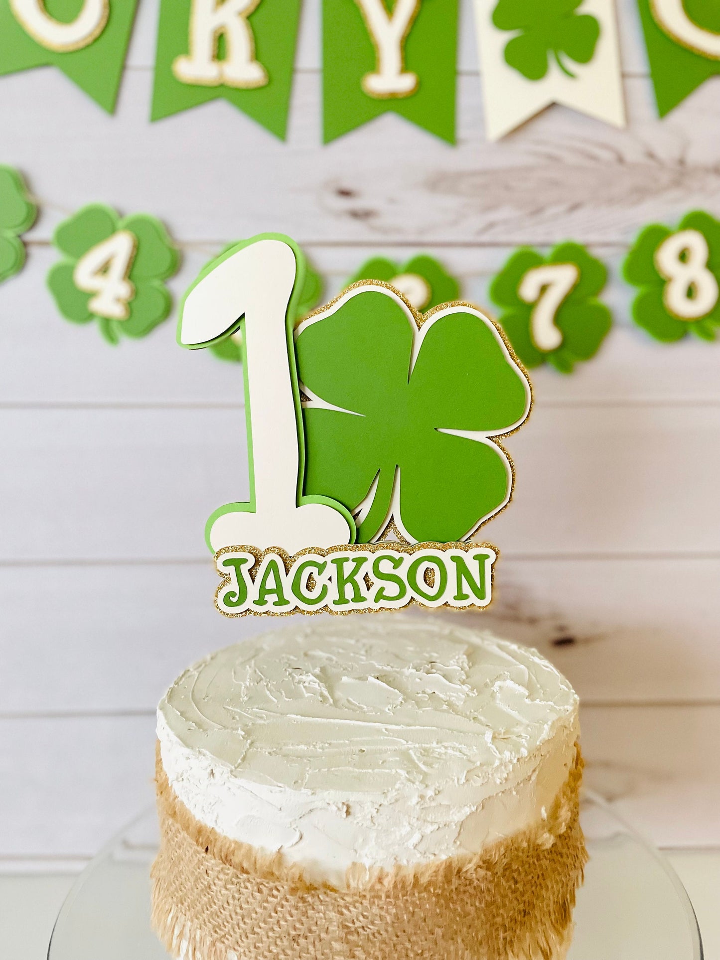 Lucky One Cake Topper