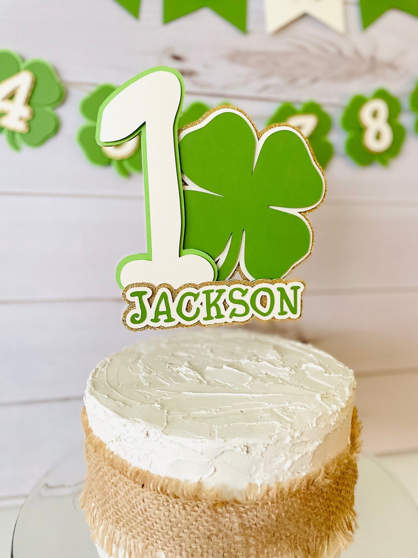 Lucky One Cake Topper