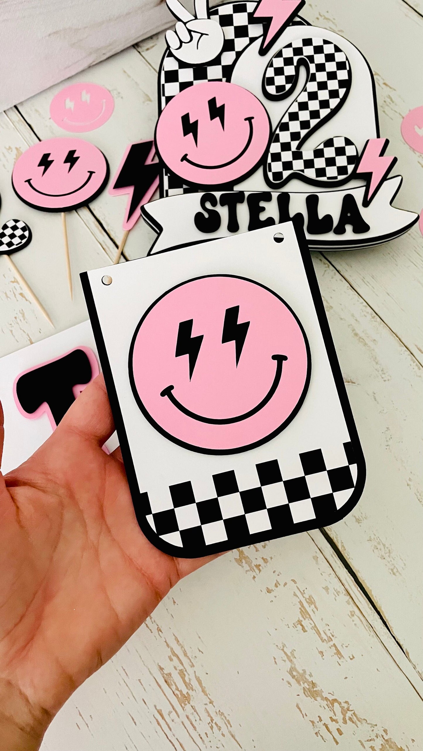 Smiley Face Cake Topper