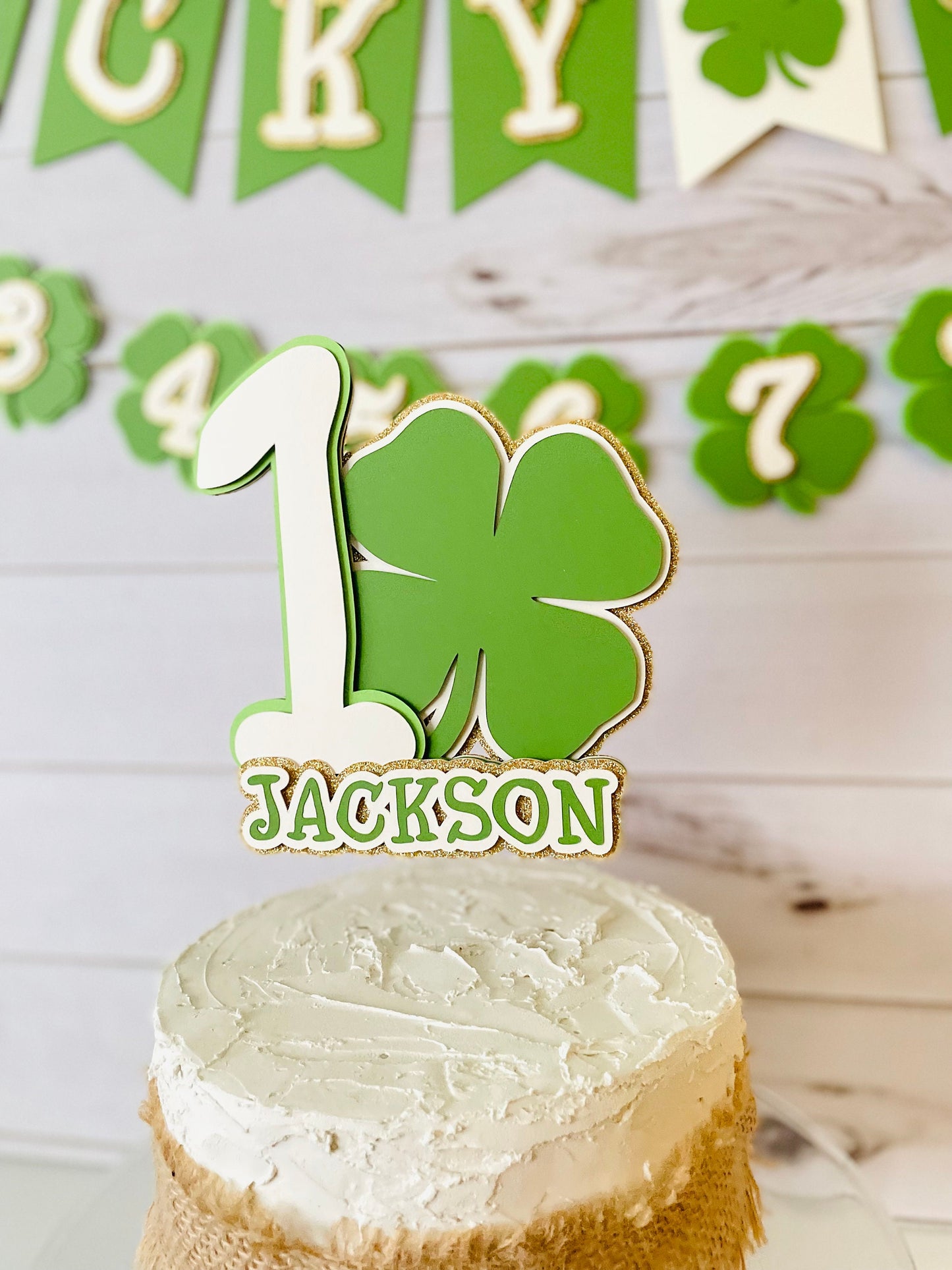 Lucky One Cake Topper