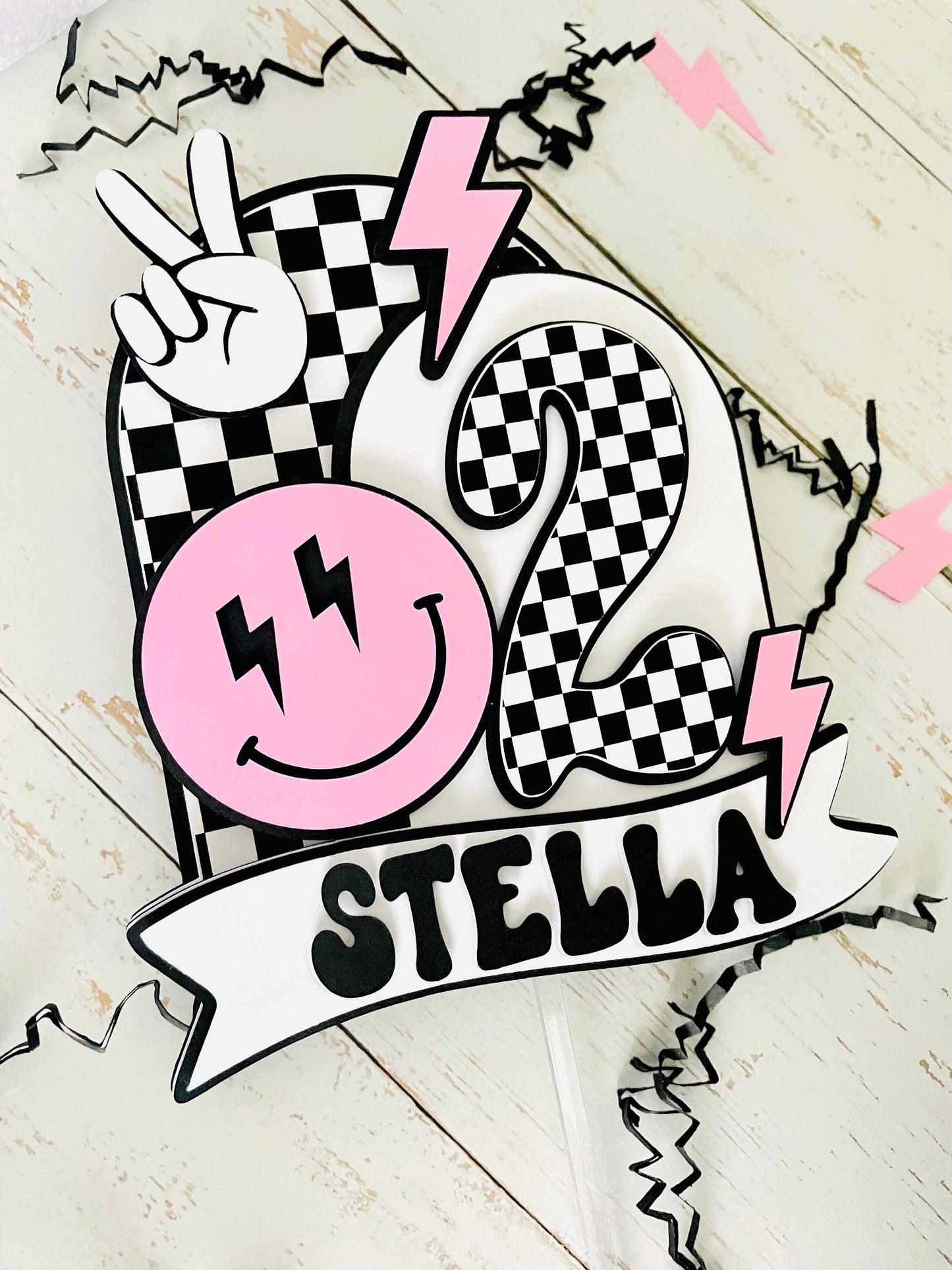 Smiley Face Cupcake Toppers