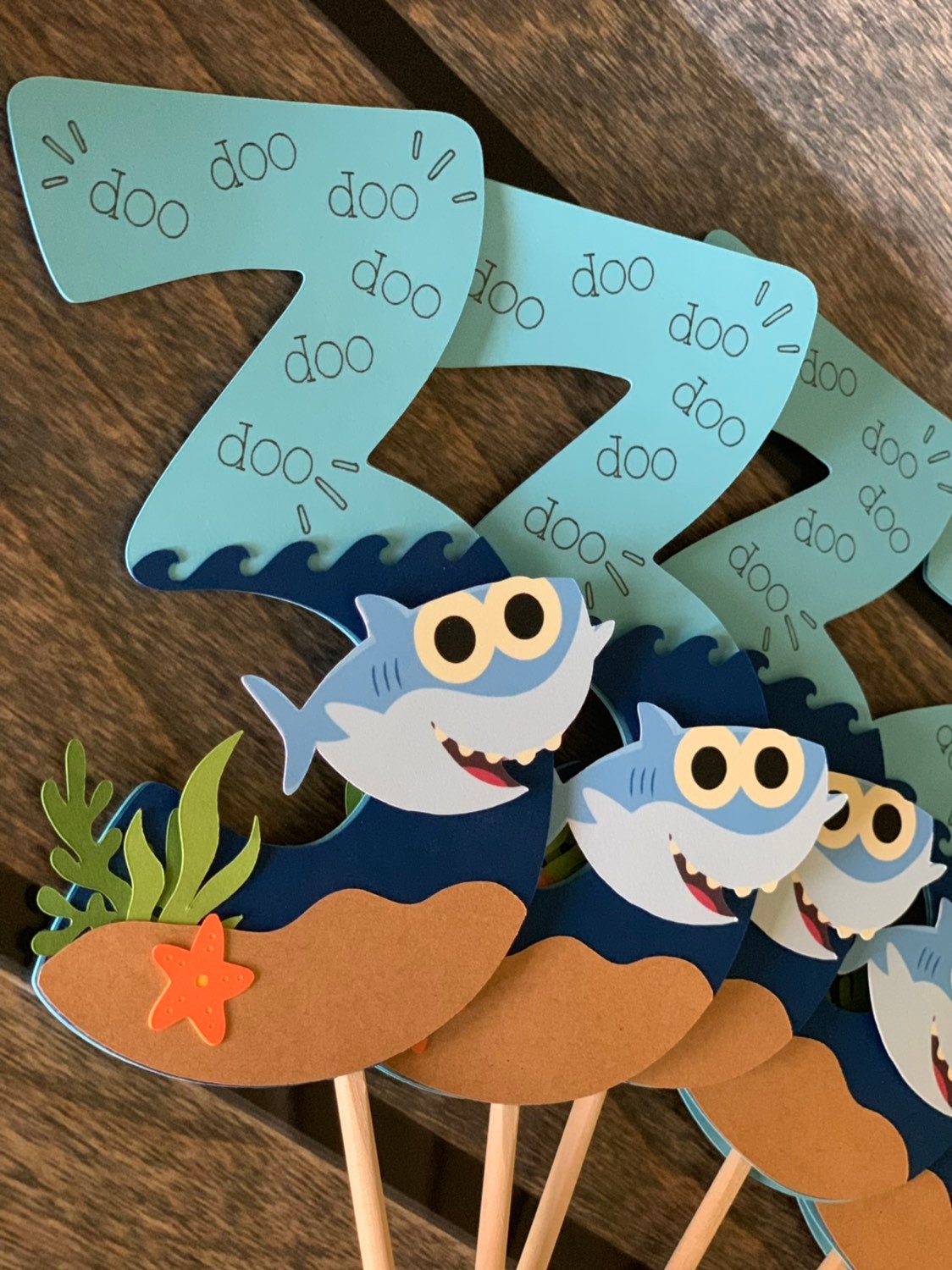 Shark Centerpieces