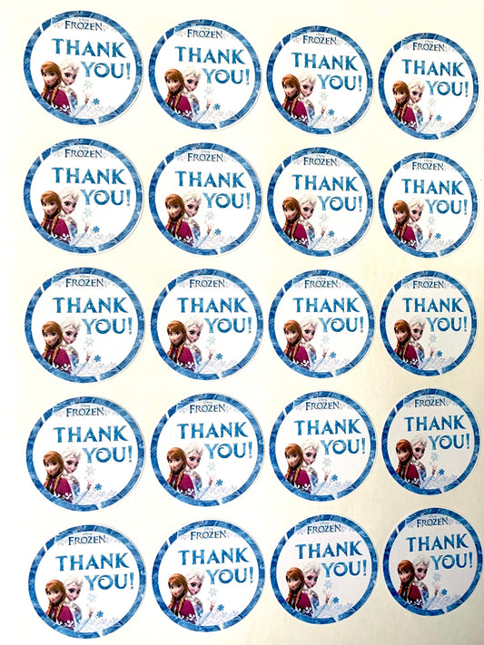Frozen Favor Stickers