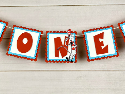 Cat in the Hat Banner - High Chair