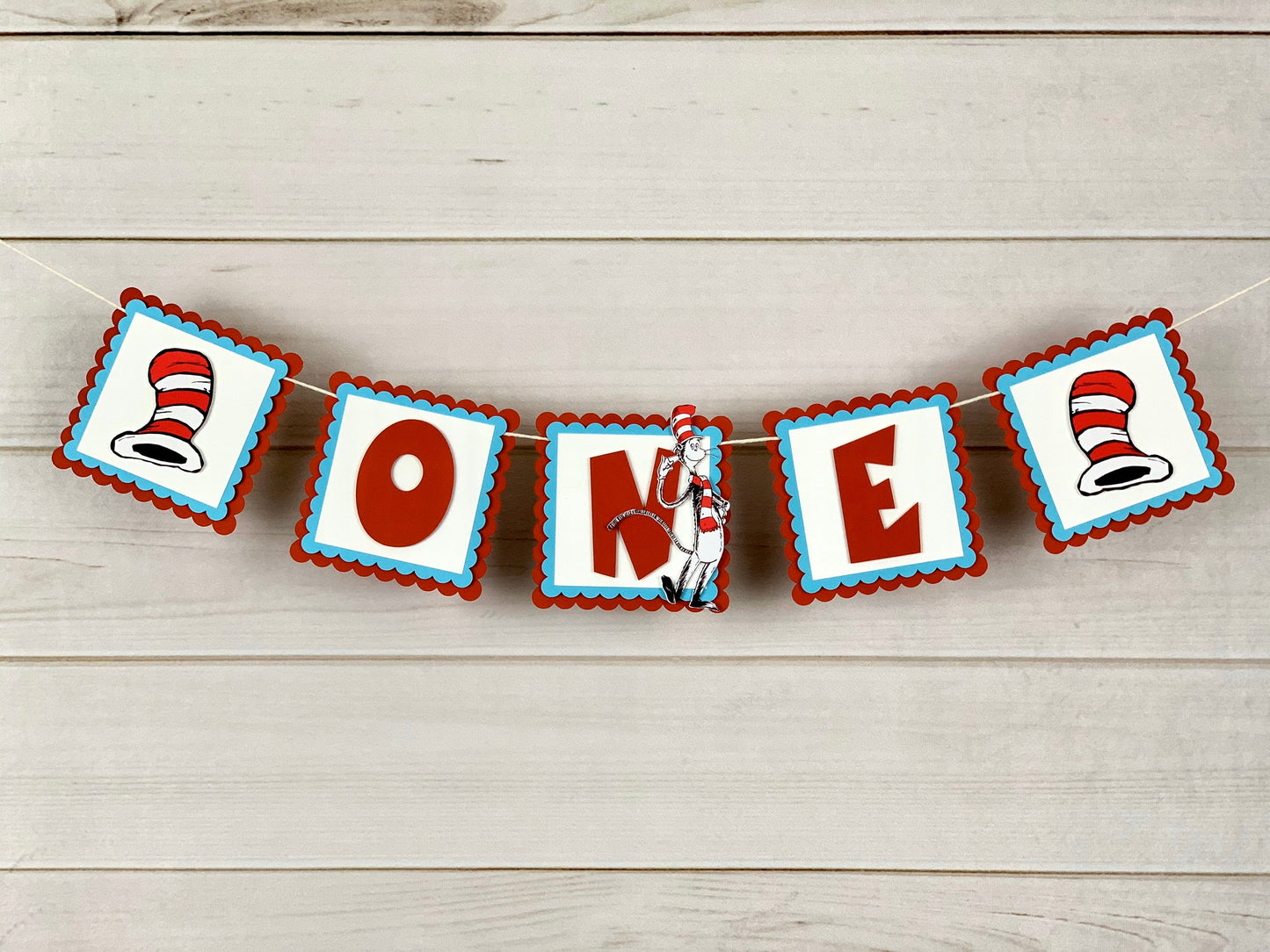 Cat in the Hat Banner - High Chair