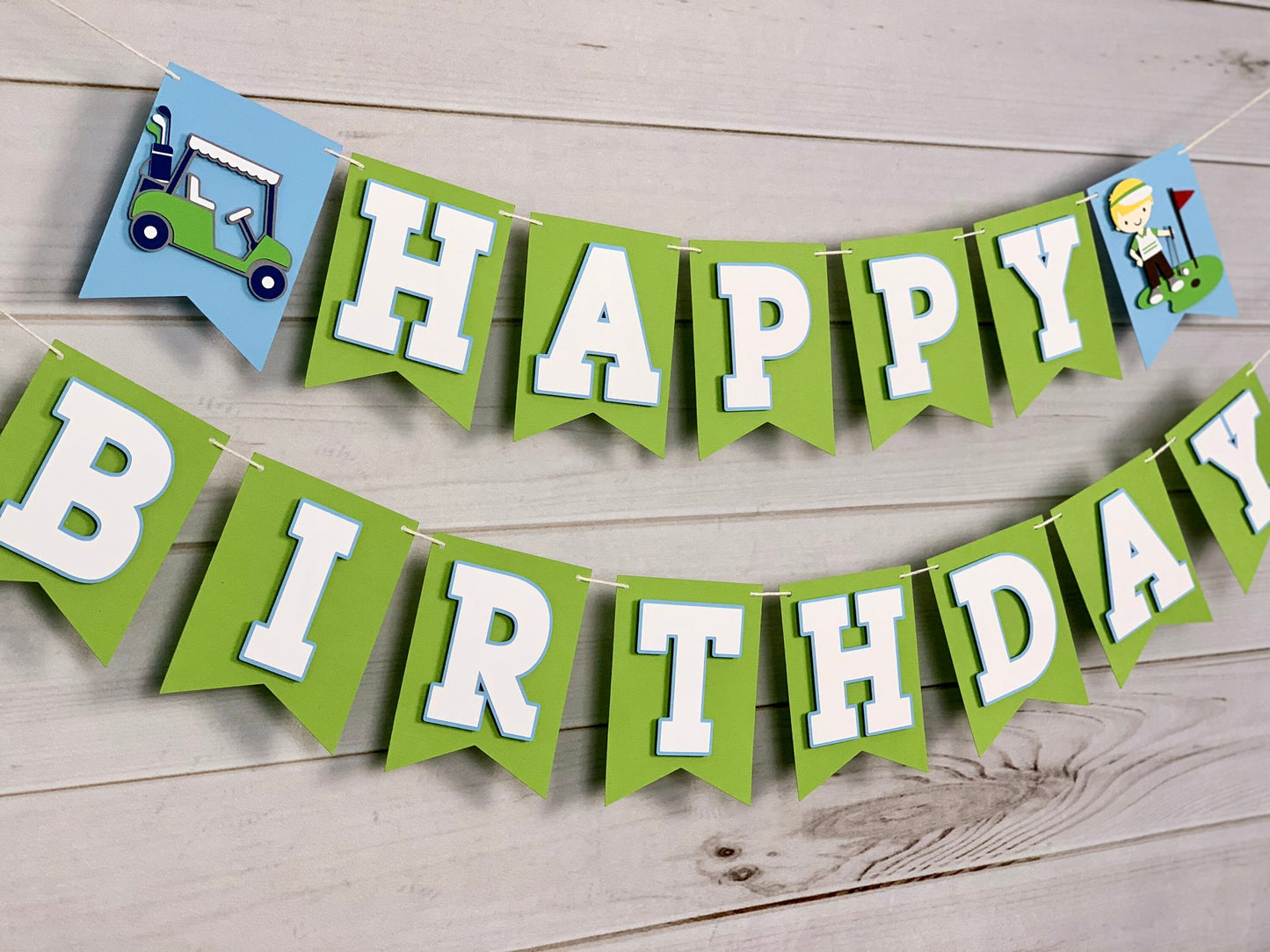 Golf Birthday Banner