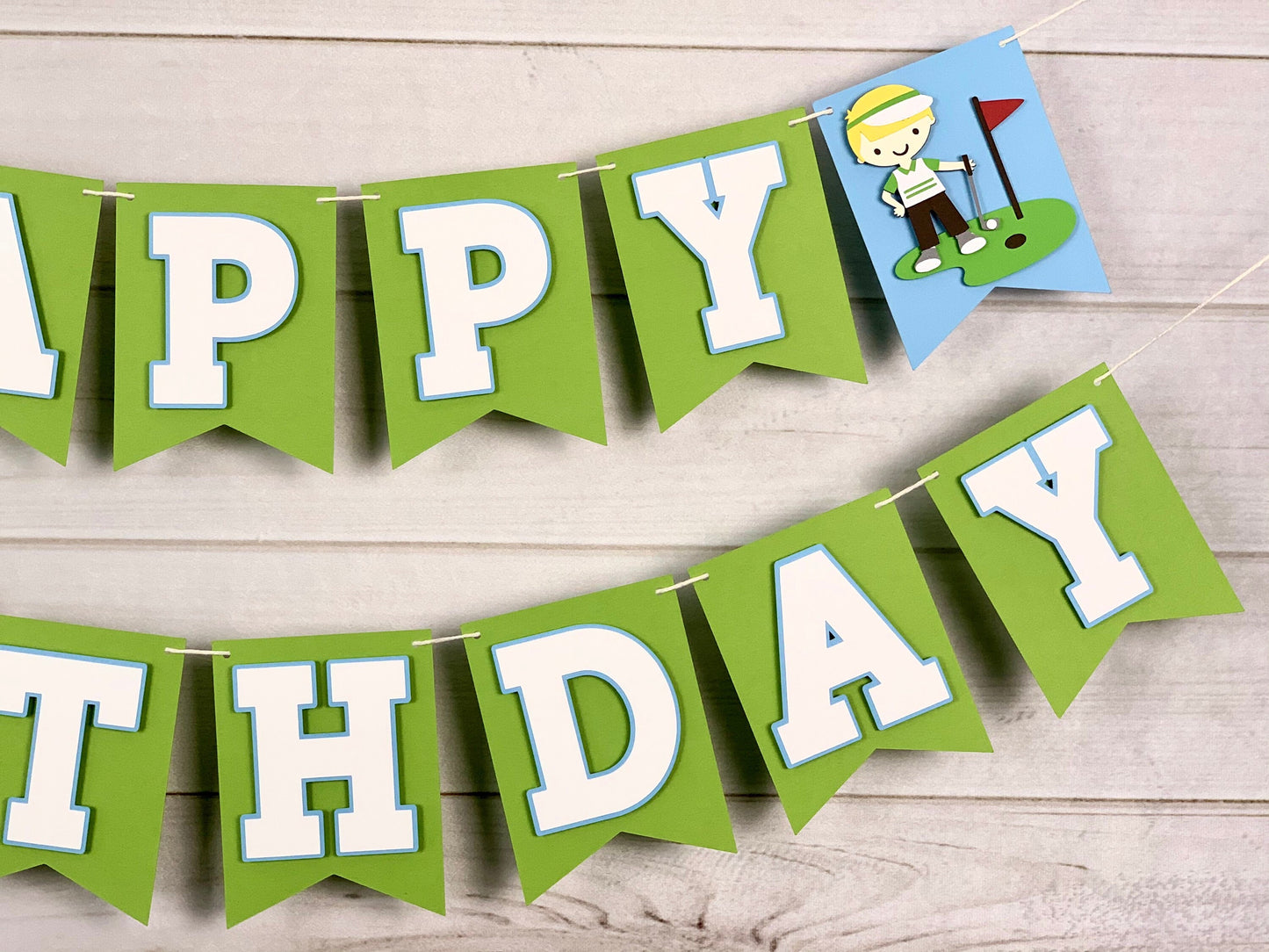 Golf Birthday Banner