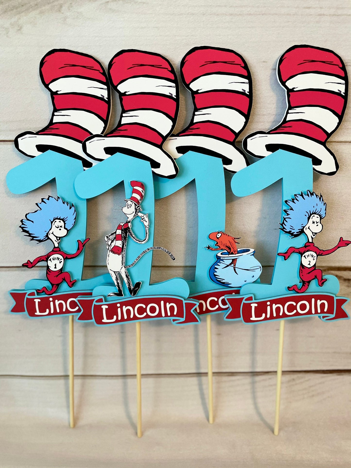 Cat in the Hat Centerpiece