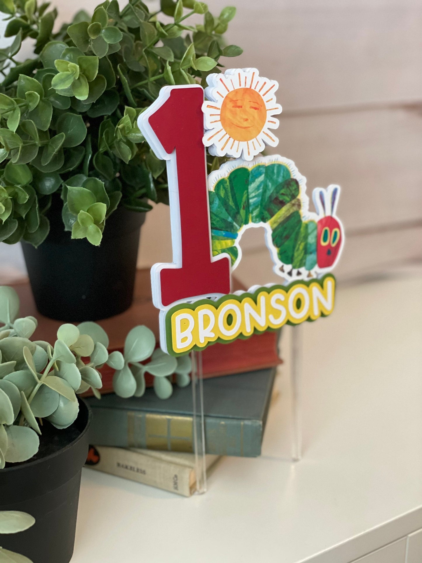 Hungry Caterpillar Cake Topper