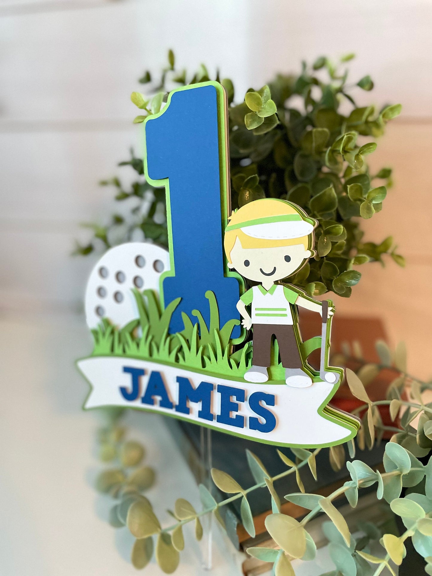 Golf Cake Topper
