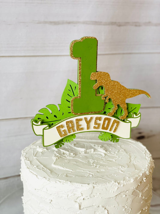 Dinosaur Cake Topper