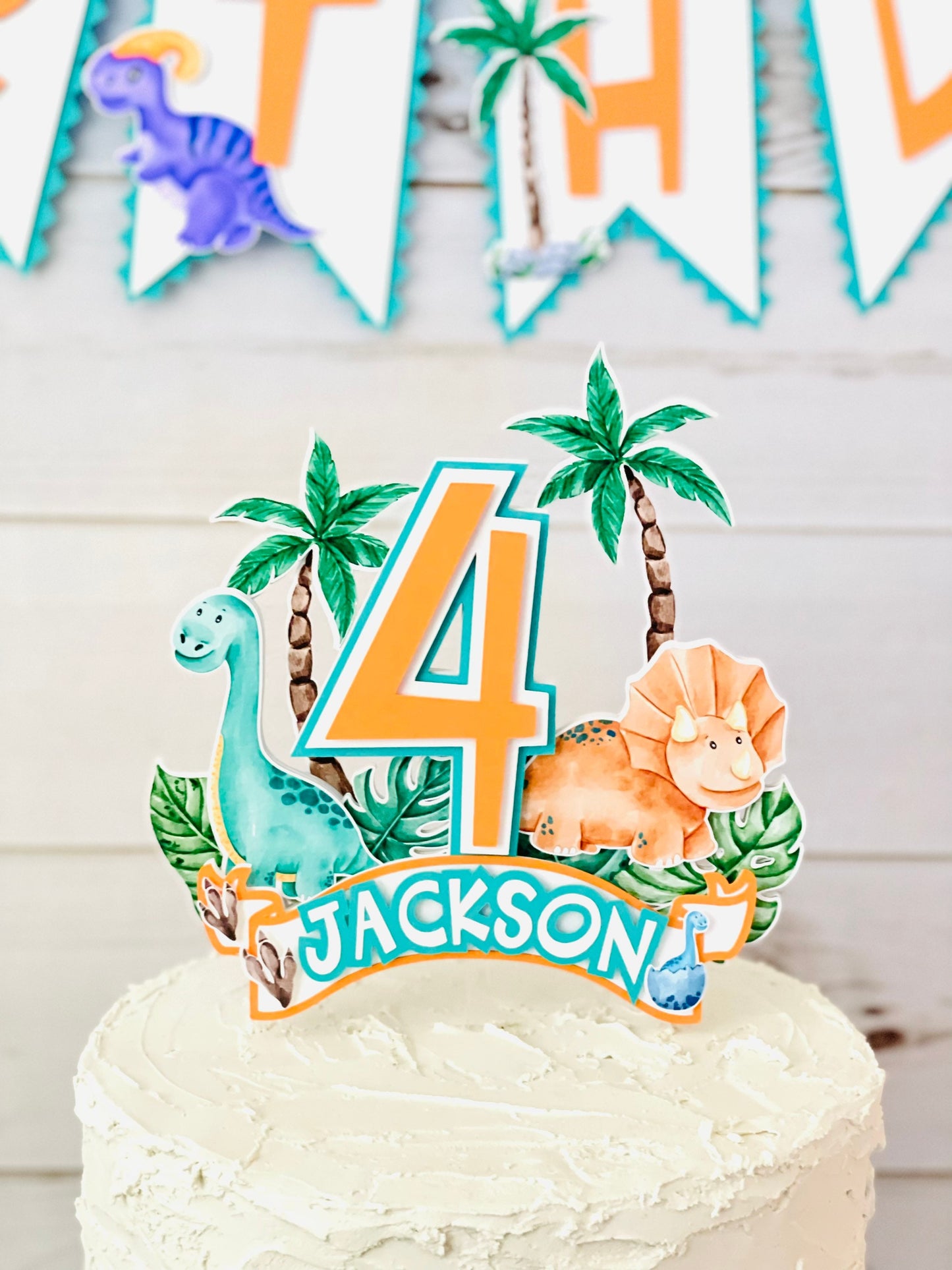 Dino Cake Topper