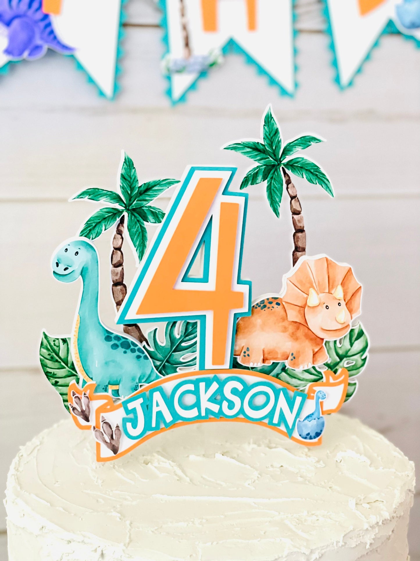 Dino Cake Topper