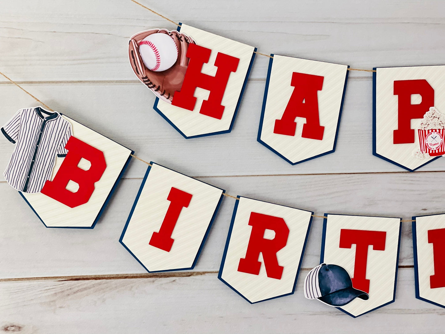 Baseball Birthday Banner