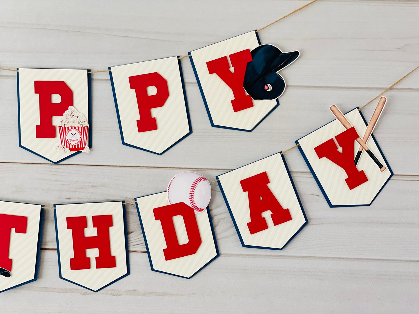Baseball Birthday Banner