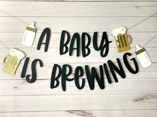 Baby is Brewing Banner