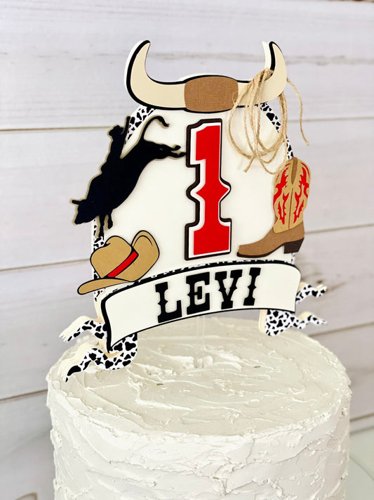 Rodeo Cake Topper