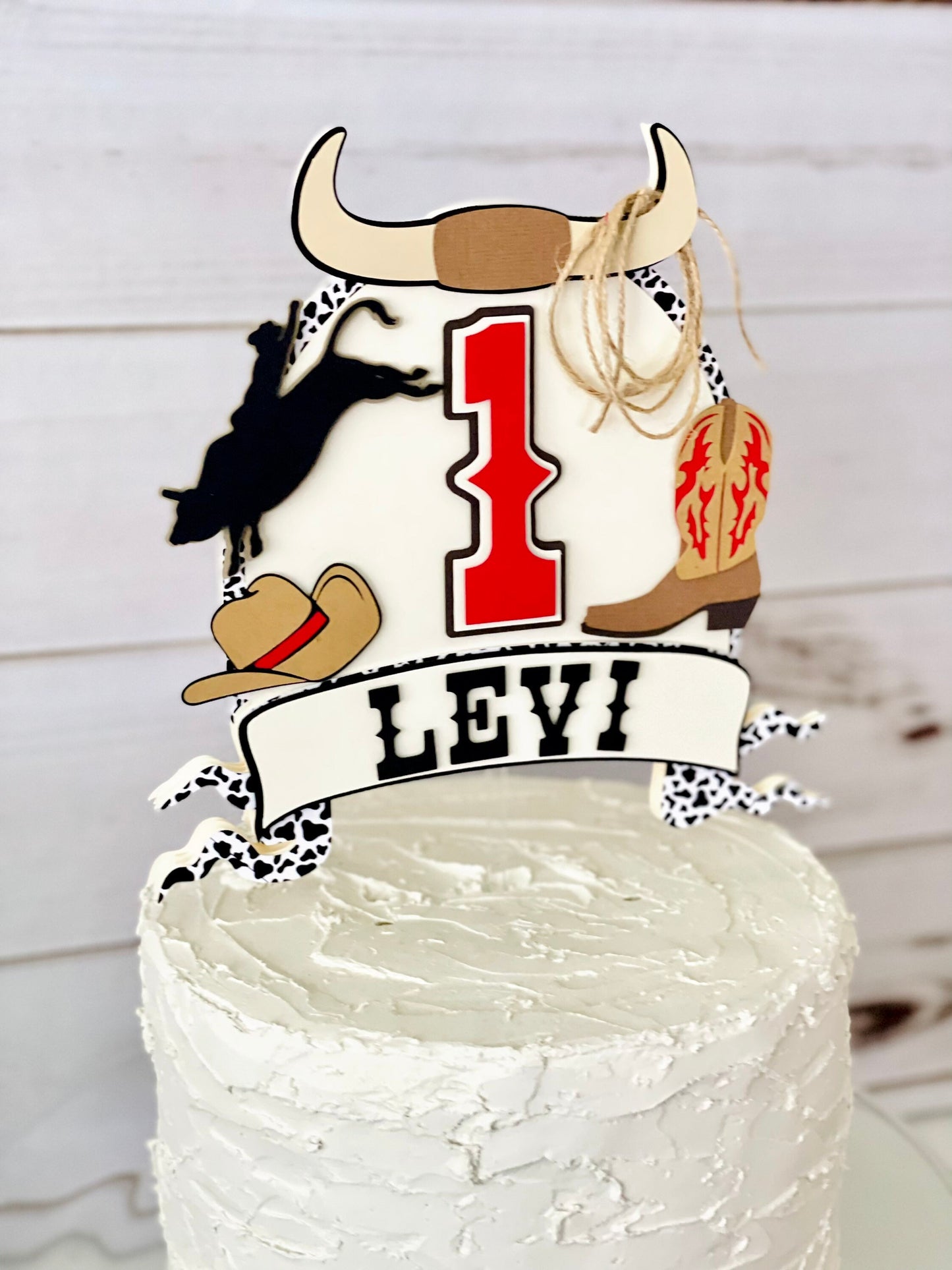 Rodeo Cake Topper