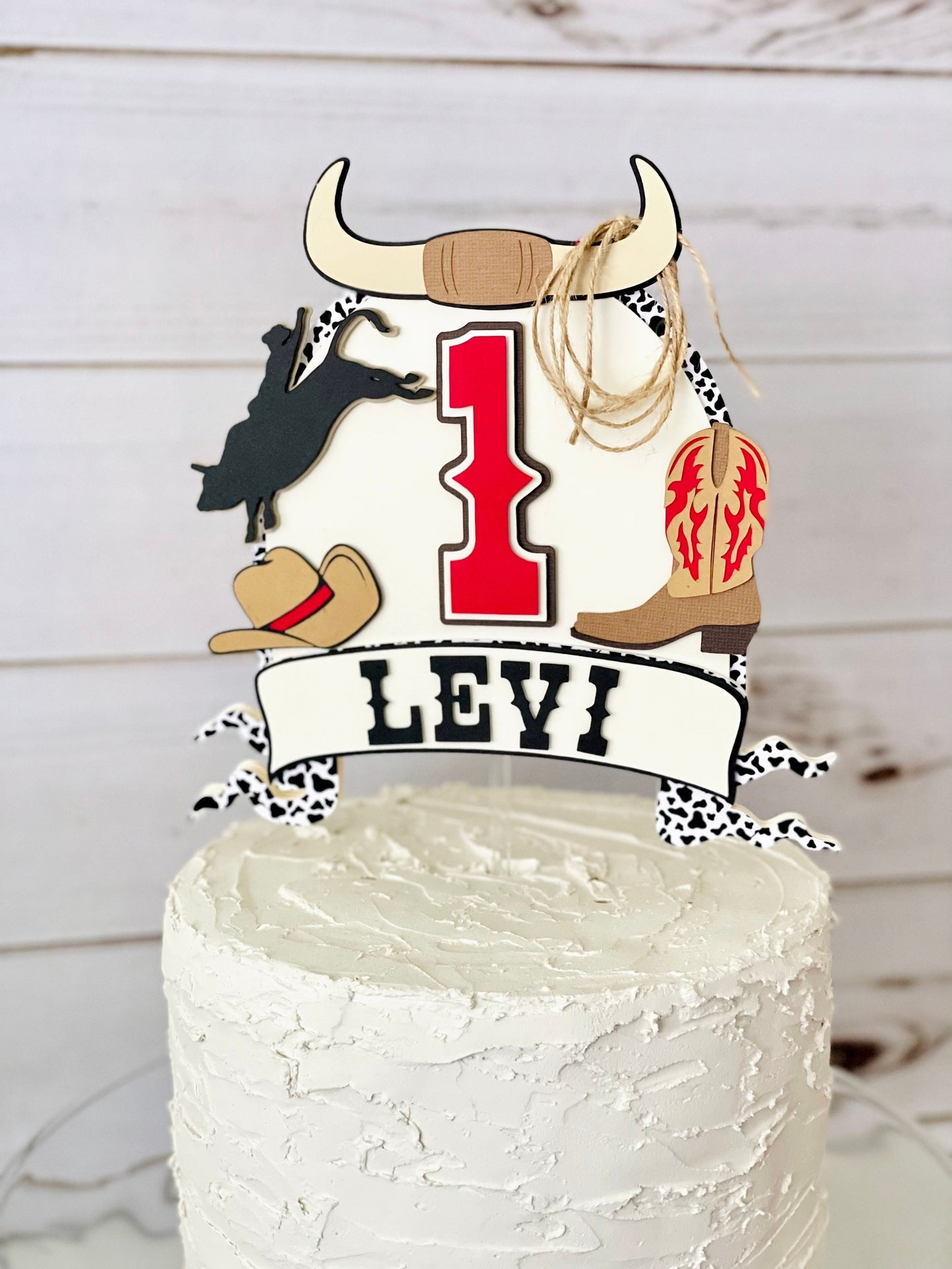 Rodeo Cake Topper