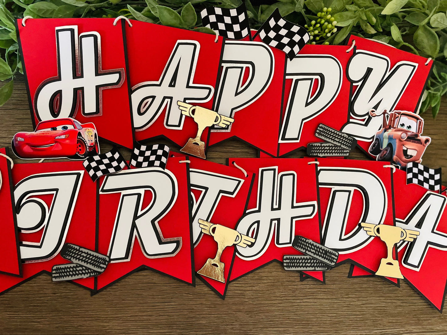 Cars Birthday Banner