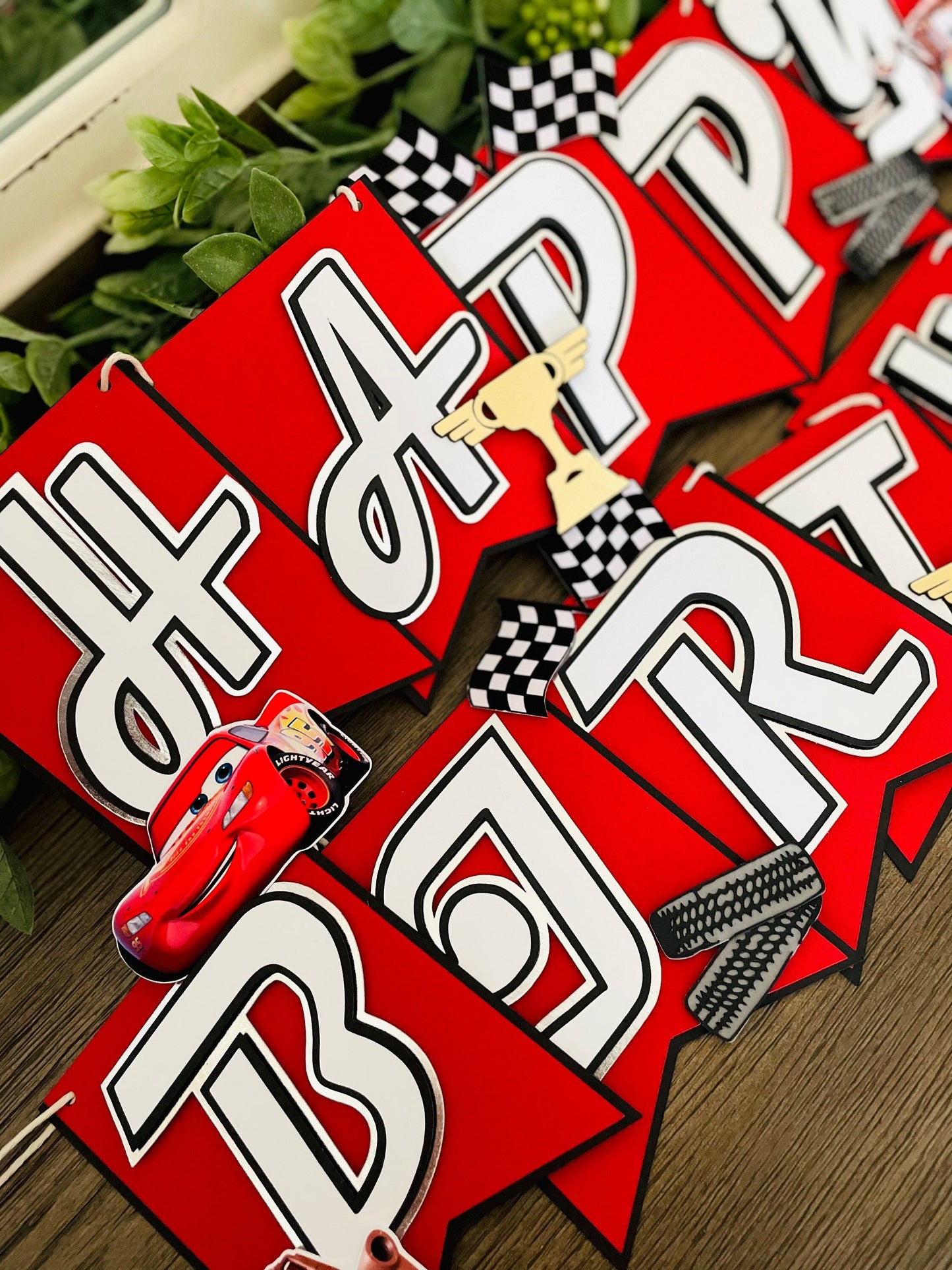 Cars Birthday Banner