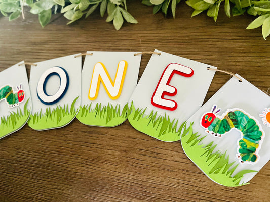 Hungry Caterpillar High Chair Banner