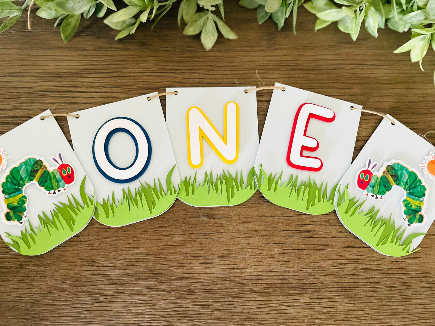 Hungry Caterpillar High Chair Banner