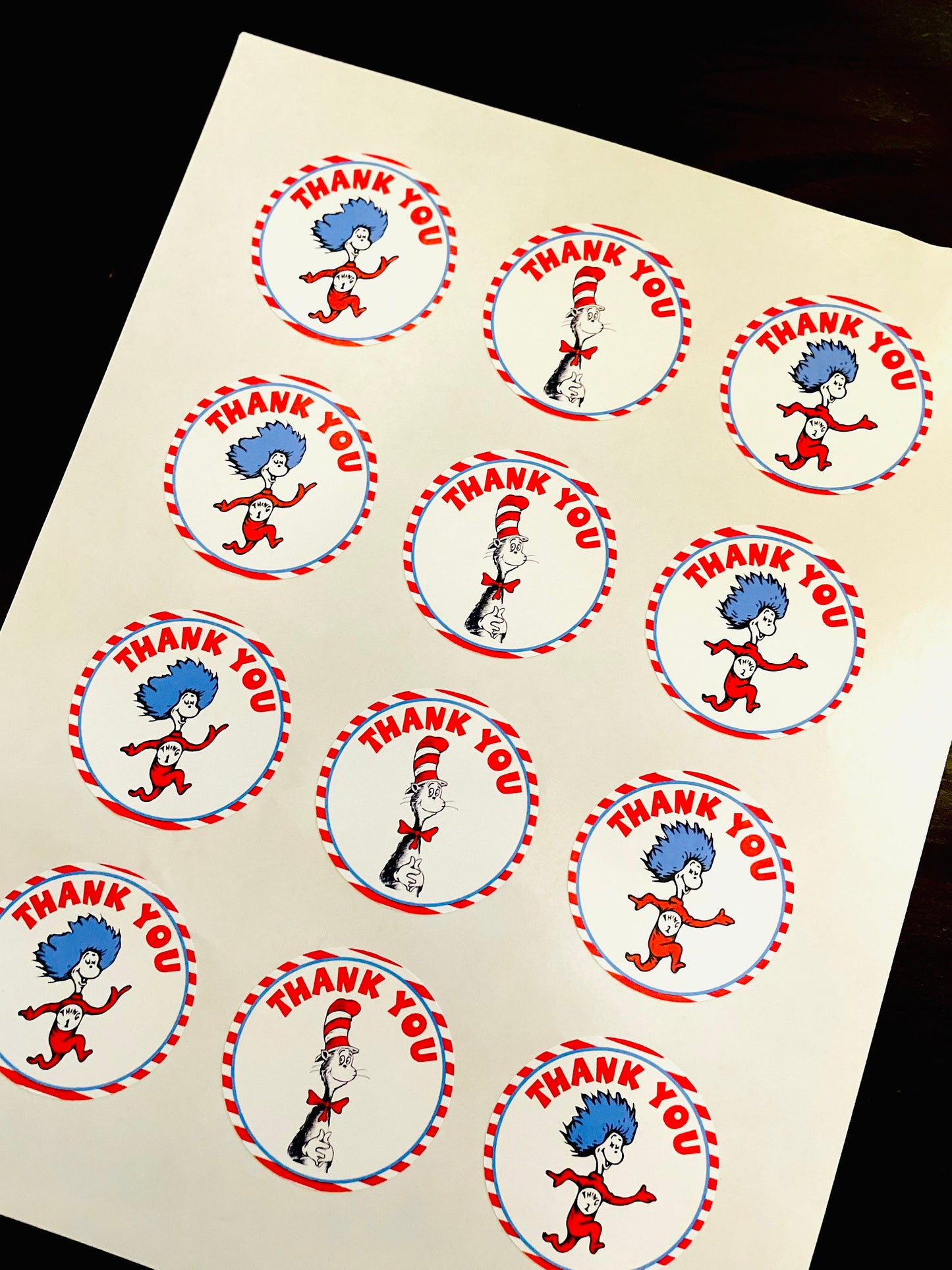 Cat in the Hat Stickers