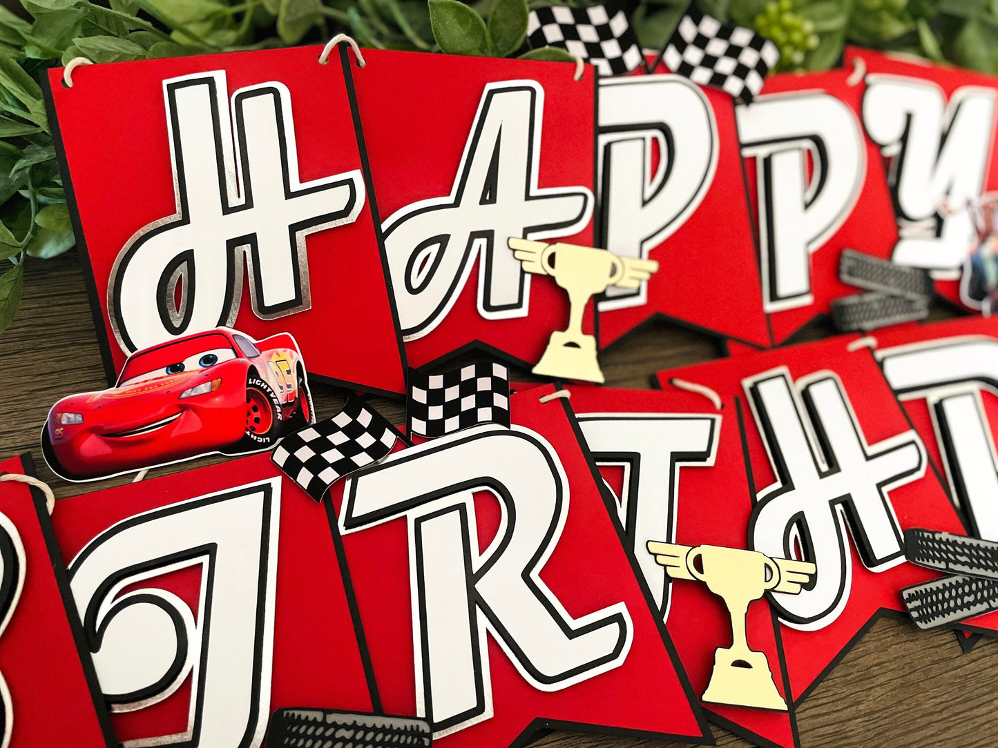 Cars Birthday Banner