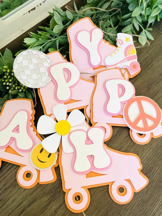 Groovy Roller Skate Banner