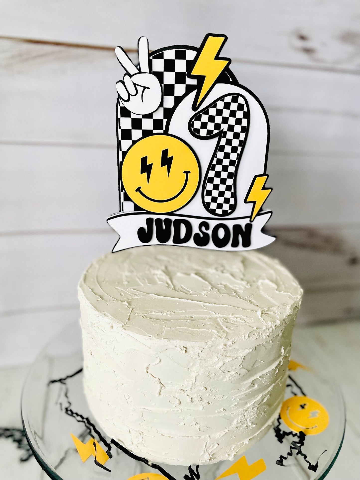Smiley Face Cake Topper