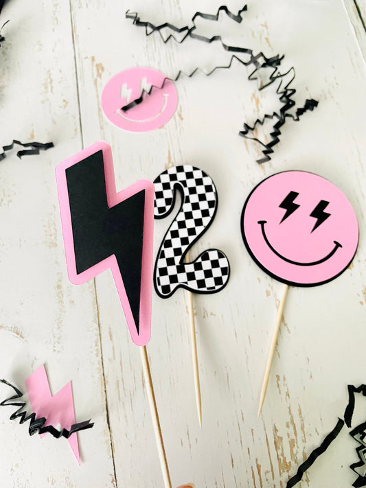 Smiley Face Cupcake Toppers