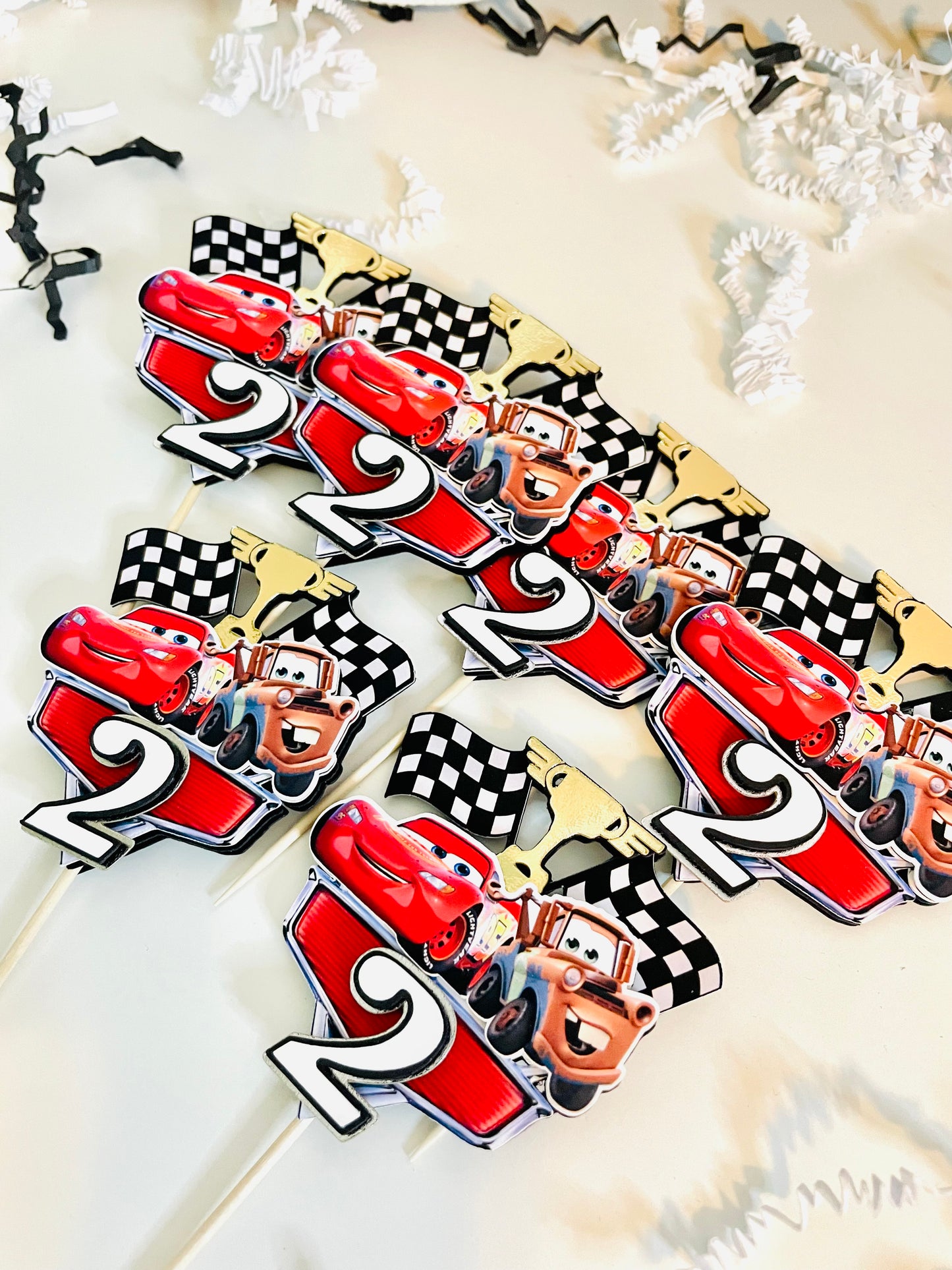 Cars Cupcake Toppers